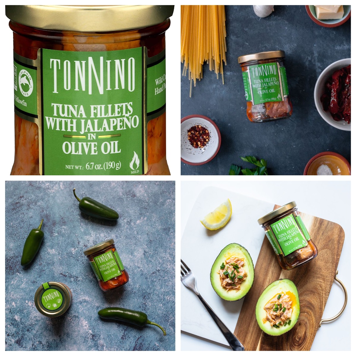 Tonnino Tuna Fillets With Jalapeno In Olive Oil